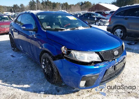 2010 Kia Forte Koup Sx из США, поврежденный, VIN KNAFW6A39A5297582